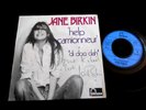 JANE BIRKIN/HELP TRUCKER/RARE DEDICATION PROMO/GAINSBOURG/FONTANA/FRENCH SP 7