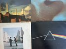 Pink Floyd 4 vinyl LPs; Dark Side, Wish You,  Meddle, Animals - all play well