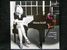 Diana Krall - All For You Verve 2x LP  Vinyl Re-issue (2016) NM/NM