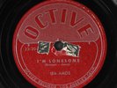 IRA AMOS: i'm lonesome / raining the blues OCTIVE Single 78 RPM