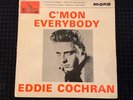 EDDIE COCHRAN C'mon Everybody ROCK & ROLL UK 1st Press EP Liberty LEP2111 VG+