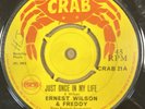 Ernest Wilson & Freddy/Glen Adams-Just Once In My Life-OG UK Crab 7