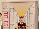 Mick Karn - Titles Vinyl LP Record embossed Sleeve
