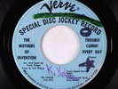 Rock 45 - Mothers Of Invention - Troubles Comin' Every Day - Verve promo