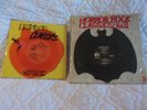 HALLOWEEN HORROR ROCK CLASSICS VOL 1 & 2 PUMPKIN VAMPIRE BAT SHAPED VINYL RECORD