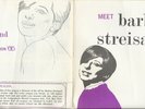 BARBRA STREISAND  SOUTH AFRICA  PROMO PS E.P.  with  4 PAGE PROMO INSERT