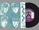 BEATLES - LOVE ME DO  GREEK 45 + PS  SLEEVE EX  RECORD PLAYS M -