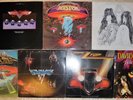 Hard Rock, 7 Vinyl Record Lot, All LP & 4 US 1st Pres Aerosmith Van Halen Boston