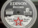 2 pcs Edison Diamond Disc  5100&51242: ELLEN COLEMAN:  Cruel Back Bitin'Blues