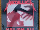METALLICA KILL EM ALL LP ORIGINAL 1983 US PRESS MEGAFORCE SILVER VG/VG IN SHRINK