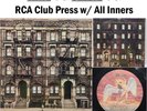 Led Zeppelin Physical Graffiti 2 LP Swan Song 1975 VG Vinyl Orig RCA Club #53h