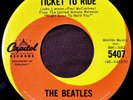 Beatles 45 1965 Ticket to Ride Canadian Capitol First Pressing, EX/EX