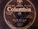 Columbia 14438D PEG LEG HOWELL Rolling Mill Blues  w fiddle  78rpm  HEAR 1929