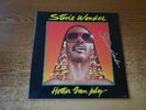 HAND SIGNED 1980s VG++ Stevie Wonder – Hotter Than July  COVER ONLY NO LP