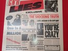 GUN N' ROSES GNR: LIES VINYL 1988 UNCENSORED COVER  1ST PRESSING GEFFEN RECORDS