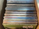 BOX OF 100 USED RECORDS - HENDRIX/DYLAN/DOORS/GENESIS *CLASSIC ROCK*USED VINYL*