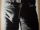 The Rolling Stones  Sticky Fingers  Vinyl Record  (SOLD AS IS)