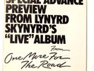 Lynyrd Skynyrd  Special Advance Preview From One More From The Road 1976 PROMO