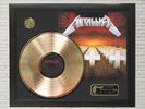 Metallica Master Of Puppets Gold Framed LP Display