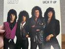 Vintage KISS Lick It UP Vinyl Record Album 1983 LP Inner Sleeve Lyrics Mercury