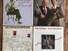 SCOTT HAMILTON - FLIP PHILLIPS - WIND - RUBY BRAFF +  UNPLAYED/MINT 4 VINYL LP