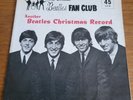 THE BEATLES SECOND CHRISTMAS FAN CLUB RECORD 1964 WITH PHOTO AND NEWSLETTER