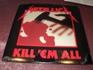 METALLICA KILL 'EM ALL LP SEALED ELEKTRA 1983 COLUMBIA HOUSE RECORD CLUB