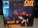 OZZY OSBOURNE DIARY OF A MADMAN BLUE MARBLE LP FLYING HIGH AGAIN TONIGHT S.A.T.O