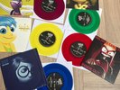 5x Mondo Exclusive Inside Out 7” Vinyl Michael Giacchino Rare Pixar Disney