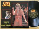 OZZY OSBOURNE- TRIBUTE TO RANDY RHOADS RARE 1985 UK LP LIVE 1981 HEAVY METAL NM