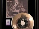 SPECIAL DEAL FOR TWO FRAMED ELVIS RECORDS