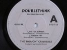 Punk 45 THOUGHT CRIMINALS Hilton Bomber DOUBLETHINK VG+ australia 1978 HEAR i