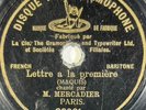 Merchant: Letter to the Premiere 78 RPM 7