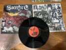 SACRIFICE -torment in fire 1985 1ST PRESS CANADA  SHRINK LP thrash metal