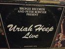 URIAH HEEP LIVE JANUARY 1973 2 RECORD ALBUM SET VINTAGE VG++ / NM LP FREE SHIP