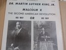 LP, Martin Luther King Jr. & Malcom X, The Second American Revolution, Vinyl
