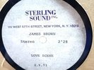JAMES BROWN - 1973 Acetate - Unissued SLAUGHTER'S sound track instrumentals