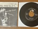ELVIS PRESLEY - Don't Be Cruel/Hound Dog 45 w/Picture Sleeve. 1956. Silver lines