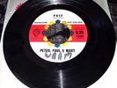 PETER, PAUL, & MARY - PUFF THE MAGIC DRAGON / - 45 rpm Promo Very Rare / Mint