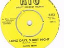 DAWN PENN- LONG DAYS SHORT NIGHT-ARE YOU THERE-RIO EX+ 1966