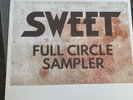 SWEET - FULL CIRCLE 4 Track Sample 12” Promo White Vinyl
