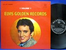 LP ELVIS PRESLEY - GOLDEN RECORDS   GERMAN BLACK RCA VICTOR LSP 1707
