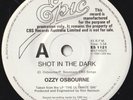 OZZY OSBOURNE WLP 45 SHOT IN THE DARK/YOU SAID IT ALL AUSSIE EPIC 1121 M/EX 1986