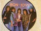 BON JOVI Record w Sleeve Slippery When Wet 1986 Limited Picture Edition Original
