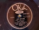 Okeh 41534 Louis Armstrong  Orch I GOT RHYTHM/Chinatown  1931 JAZZ  78 rpm E/EE+