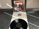 LP VINYL BLACK SABBATH ALBUM SABOTAGE 9119 001 UK 1ST PRESS 1975 MISPRINT EX/EX+