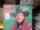 George Strait Merry Christmas Strait to You Record lp Signed No COA.