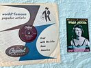 WANDA JACKSON 78 rpm Capitol South Africa: Mean Mean Man/Honey Bop.+ flyer  RARE