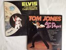 ELVIS PRESLEY ALOHA FROM HAWAII  TOM JONES LIVE IN LAS VEGAS 12” LP RECORD LOT