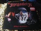 MEGADETH killing is my business RED VINYL LP 2014 PRESS metallica slayer anthrax
